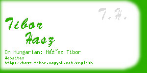 tibor hasz business card